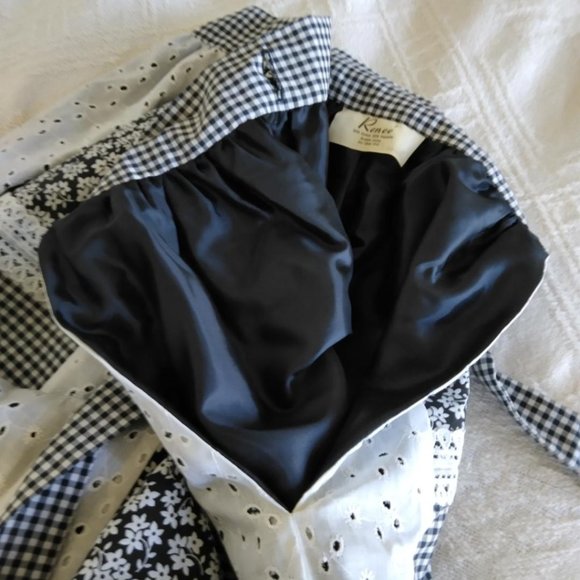 Misses Patchwork Tie-Wrap Skirt 1970s Size 4-6ish - Picture 7 of 7